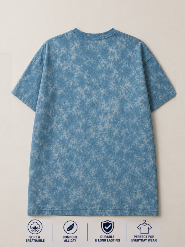 Argentina Oversized Graphic T-Shirt with Acid Wash Finish