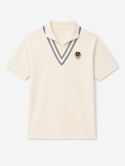 One8 Off White Polo T-Shirt Virat Edition for Men