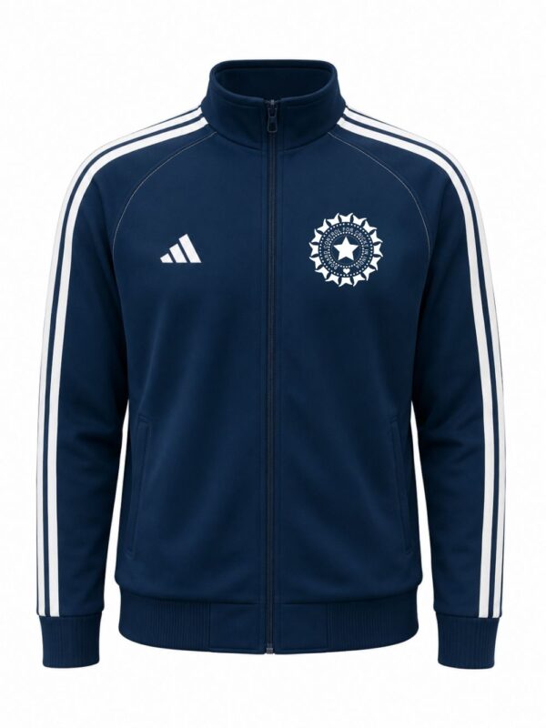 Team India New Travel Jacket Blue and White