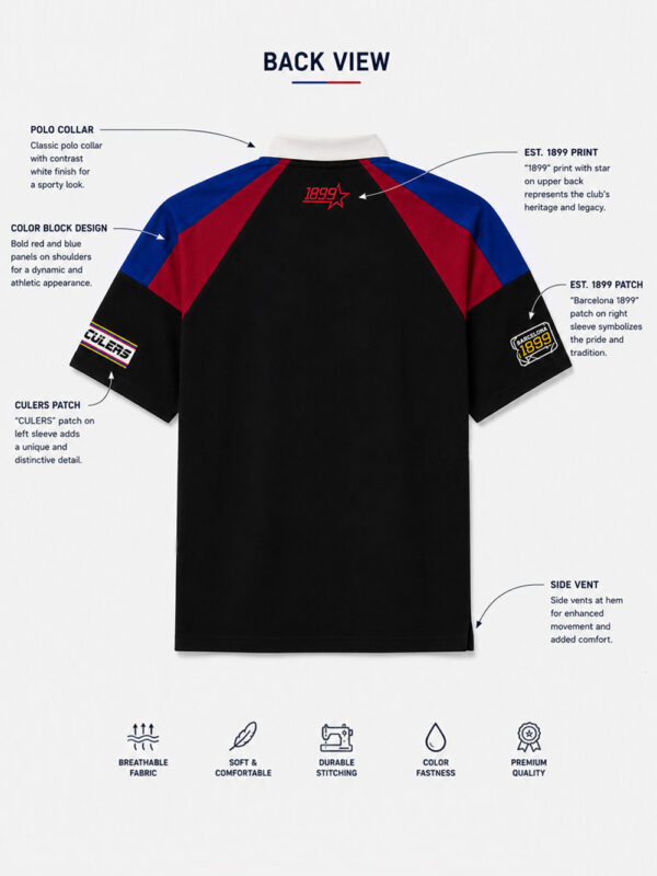 FCB OVERSIZED RACING POLO – 100% COTTON
